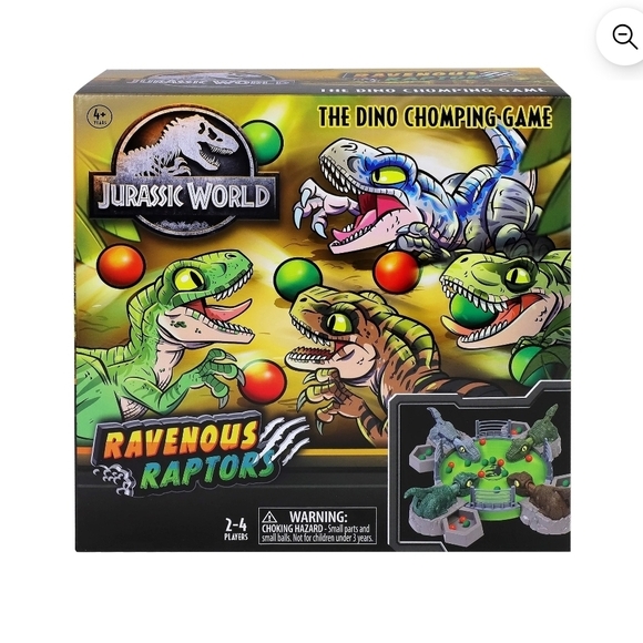 Jurassic World Ravenous Raptors Dinosaur Family Game Ages 4 and up 2-4 players - Picture 3 of 5